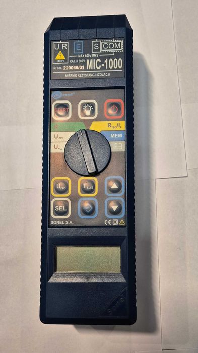 Miernik rezystancji izolacji do 1kV Sonel MIC-1000