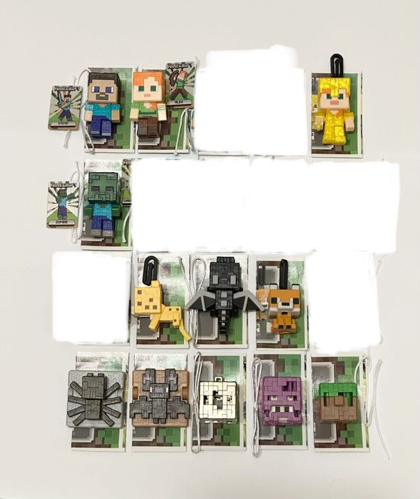 Фигурки киндер Minecraft