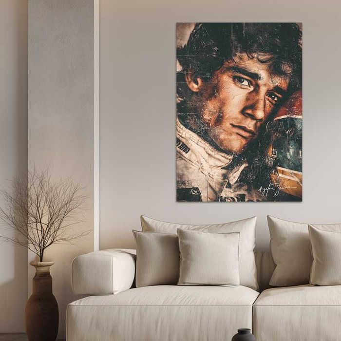 Obraz / Plakat - 70x100 - druk na papierze [ayrton senna 1)