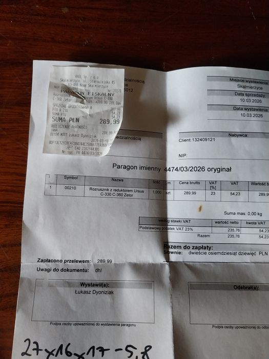 Sprzedam nowy rozrusznik c330.