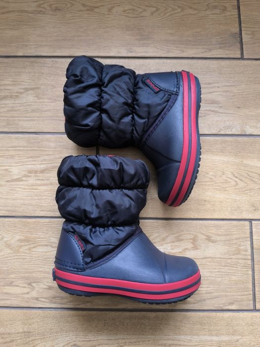 Чоботи зимові для хлопчика   дутики  Crocs Kids  С7 наш 23