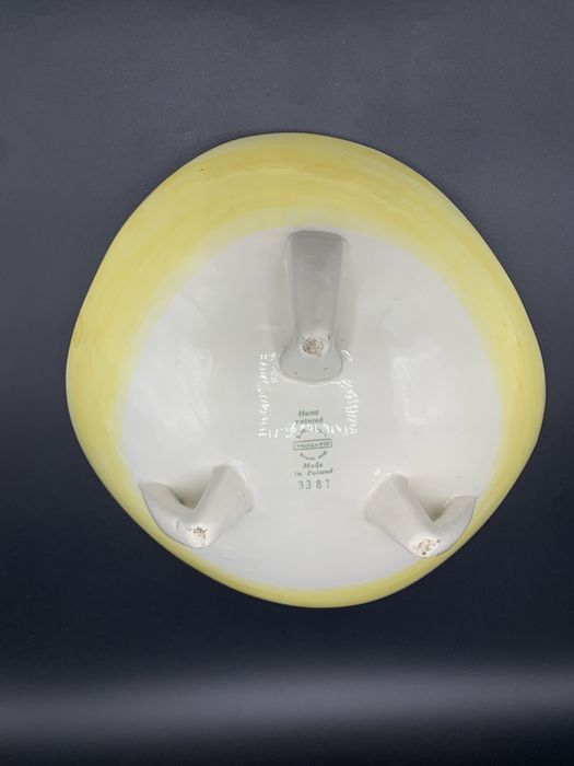 Patera Kosz na owoce Fajans Włocławek Jan Sowiński PRL pikasiak