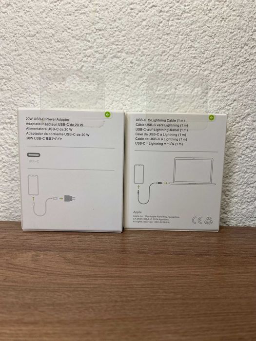 Apple 20W комплект швидкісна зарядка (Блок + Кабель) / Адаптер + шнур