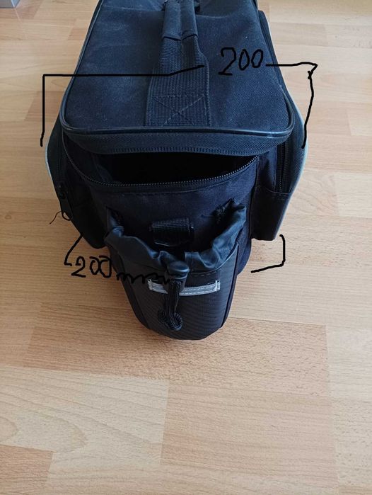 Torba na rower sakwa Firmowa Nexelo