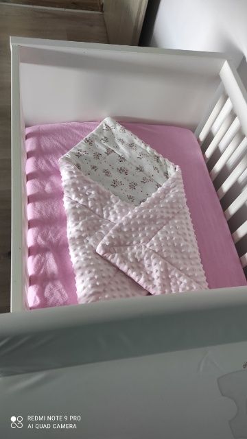 Łóżeczko ikea stuva z szufladami