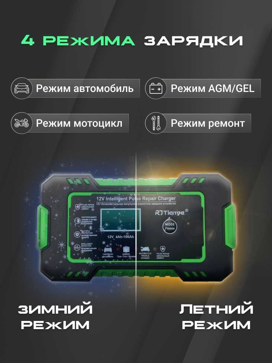 Зарядное для автомобильного аккумулятора / Авто Зарядка 12В 6А: 680 грн ...