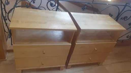 Szafka z naturalnego drzewa buk 60x38x72