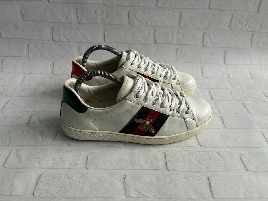 Чоловічі Брендові Шкіряні Кросівки Гуччі Gucci 40 Розмір Мужские Брендовые Кожаные Кроссовки Оригінал