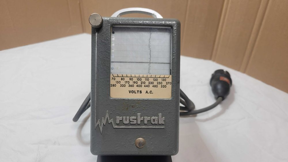 RUSTRAK 93B USA rejestrator  zabytkowy stary vintage miernik multimetr