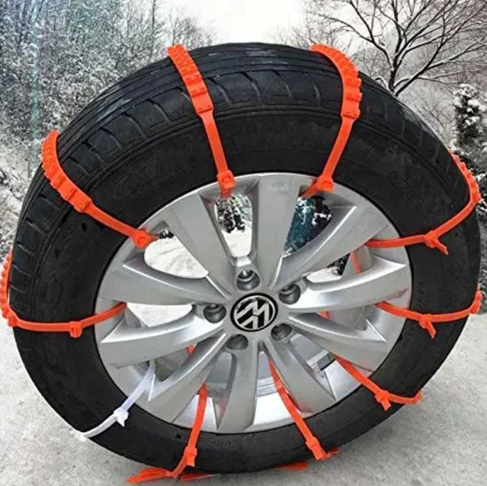 Браслеты автомобильные противоскольжения, комплект 10 шт.