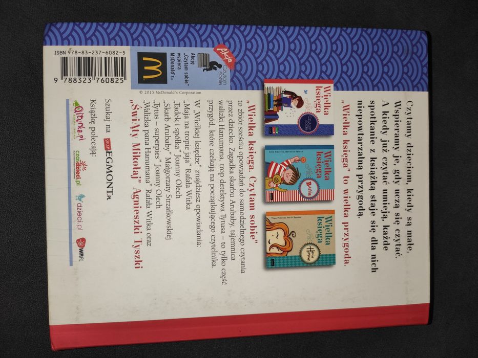 Nauka czytania - Wielka księga Czytam sobie.