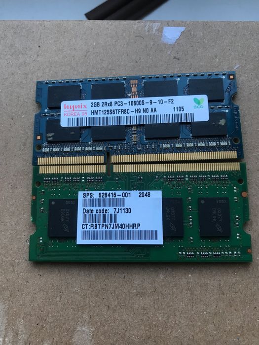 Оперативная память на ноутбук