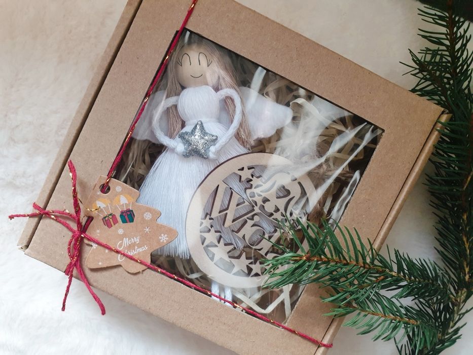 Mini Box świateczny, anioł