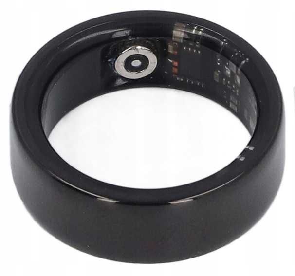 Smart Ring Czarny 9# Inteligen Pierścień Sport Kroki Kalorie Tętno Sen