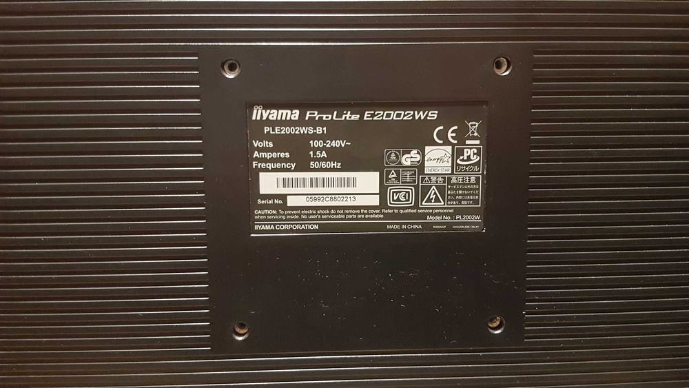 Monitor Iiyama Prolite  E2002WS