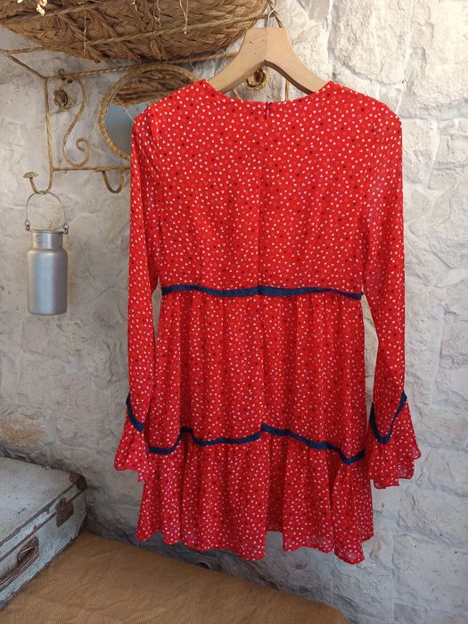 Elegante vestido"Tiempo de Costura"Made Spain.