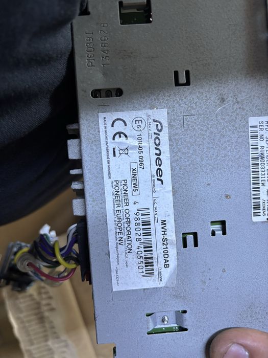 Магнитола мігнітофон pioneer mvh-s210dba
