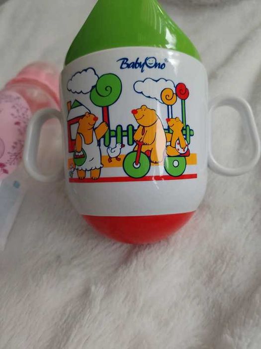 Butelki dla dzieci , kubek do nauki picia , siatka do wózka (K5)