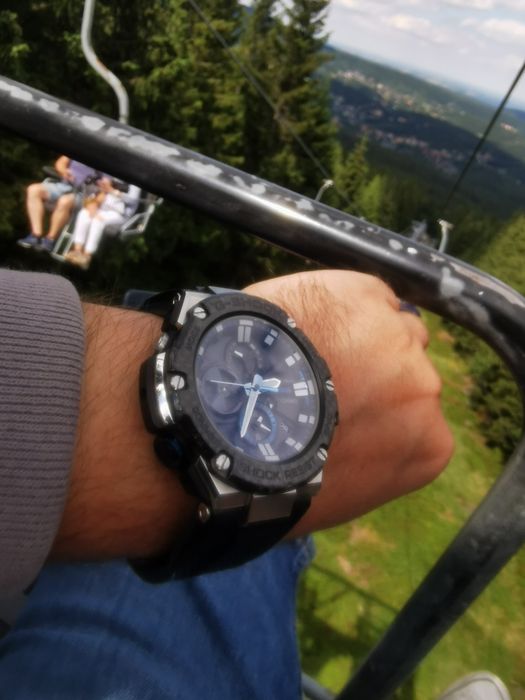 Casio G Shock Gst-B100xa 1a. Karbon, solar, szafir, Bluetooth .