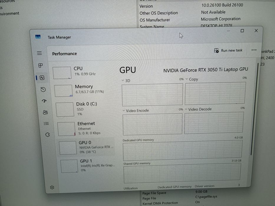 Lenovo ThinkPad X1 Extreme Gen 5 – i7-12800H / 64GB RAM / RTX 3050 Ti / 1TB SSD