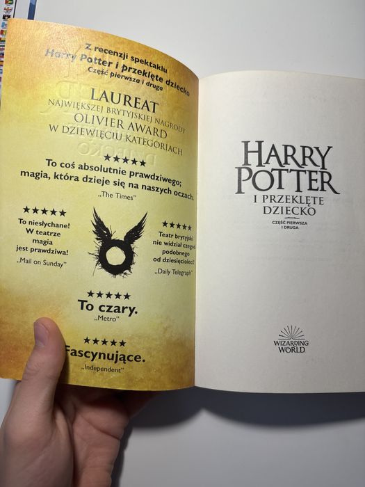 Książka Harry Potter i przeklęte dziecko