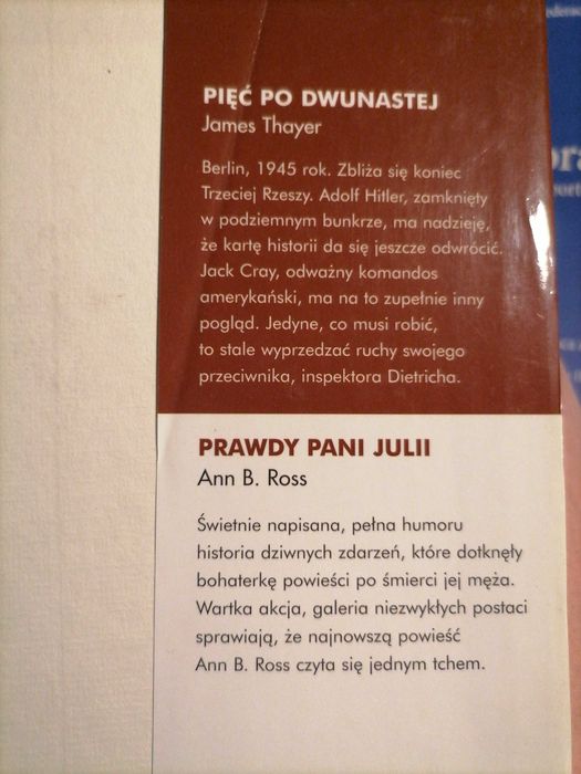 Książki Wybrane-Cornwell, Smith, Thaler, Ross