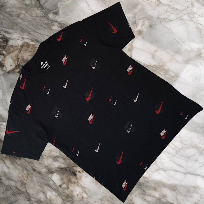 Футболка Nike NSW Monogram Swoosh Logo black (Розмір L)