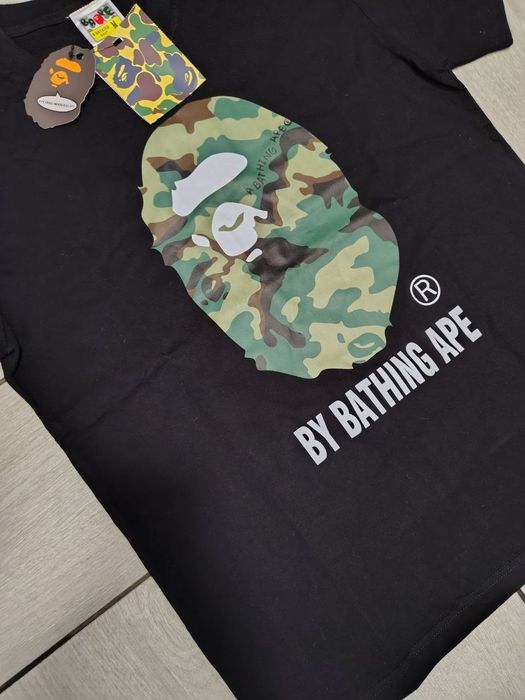 Чорна футболка bape M