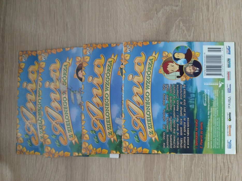 Płyty DVD Ania z Zielonego wzgórza niekompletna seria