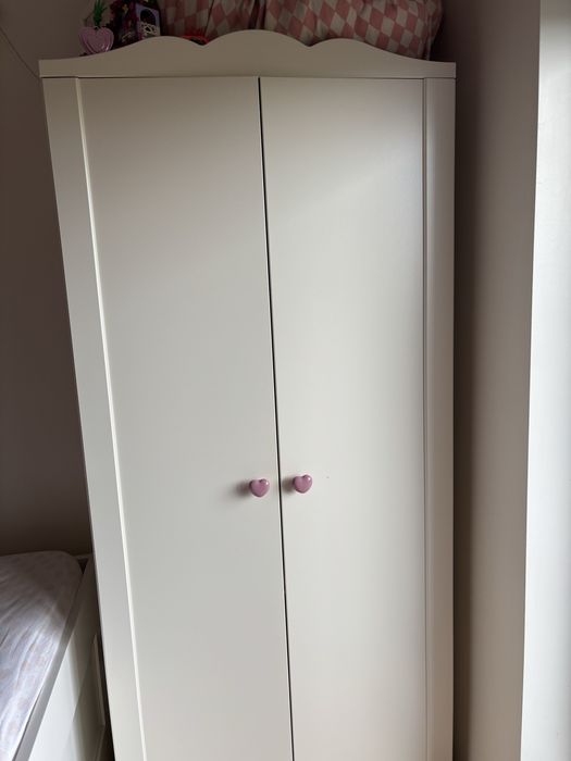 Roupeiro ikea branco de criança
