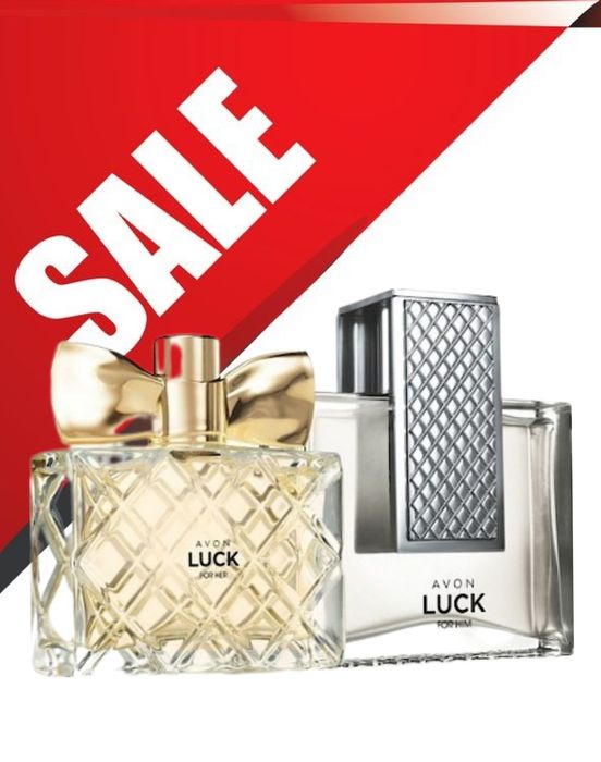 295 грн ! Акція! Парфуми Avon Luck жіночі та чоловічі