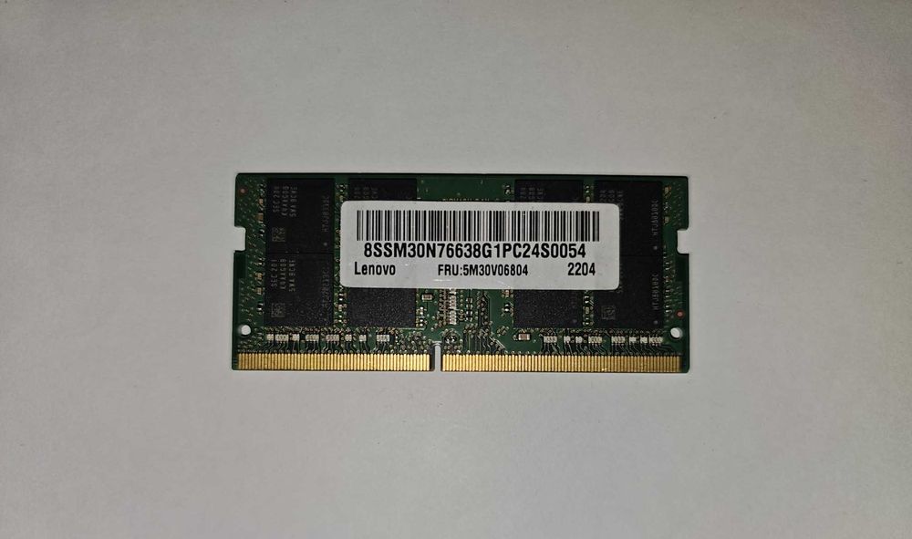 Memória RAM SODIMM 16Gb DDR4 Samsung 3200MHz para Portátil