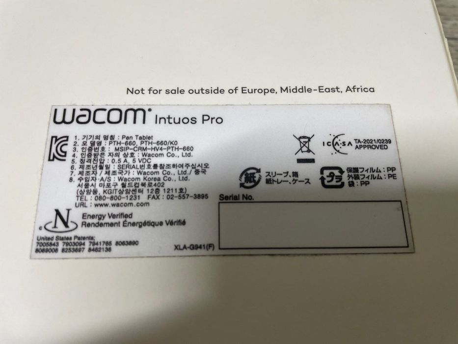 Графічний планшет Wacom Intuos Pro M (PTH-660)