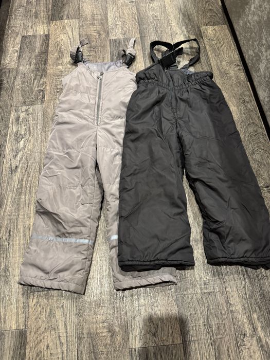 Зимові утеплені штани на вік 3-5 років