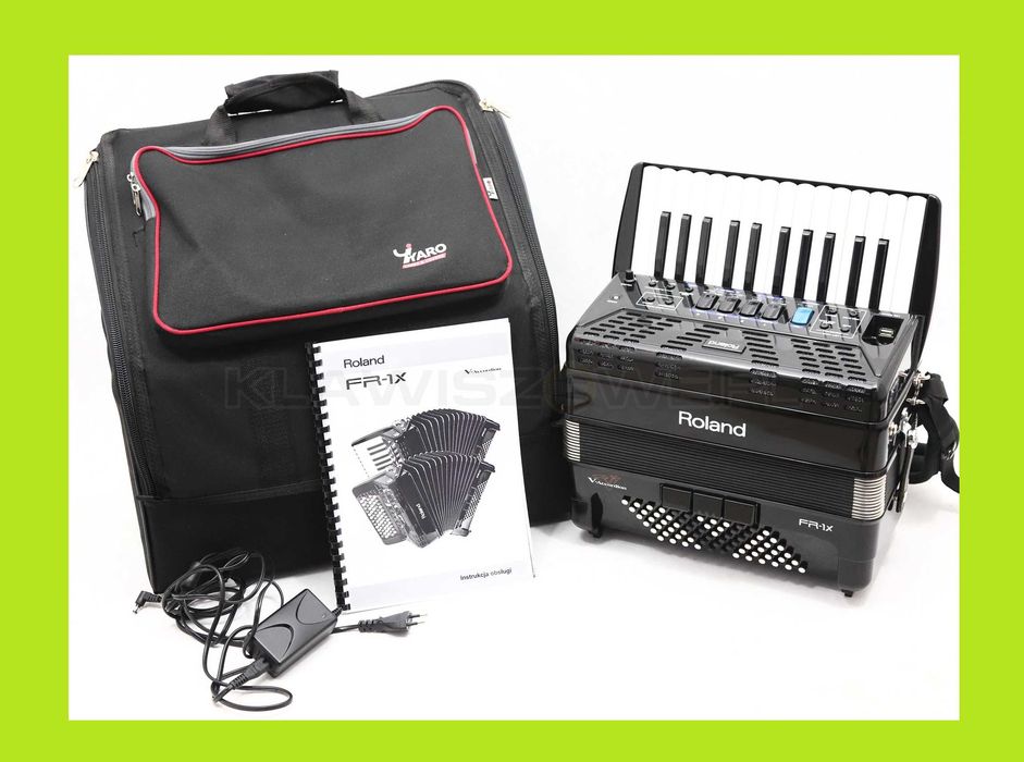 ROLAND FR-1X BK AKORDEON CYFROWY + TORBA kompaktowy akordeon cyfrowy
