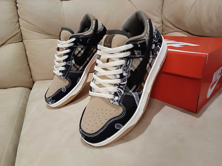 Кросівки nike air jordan 1 low x travis scott