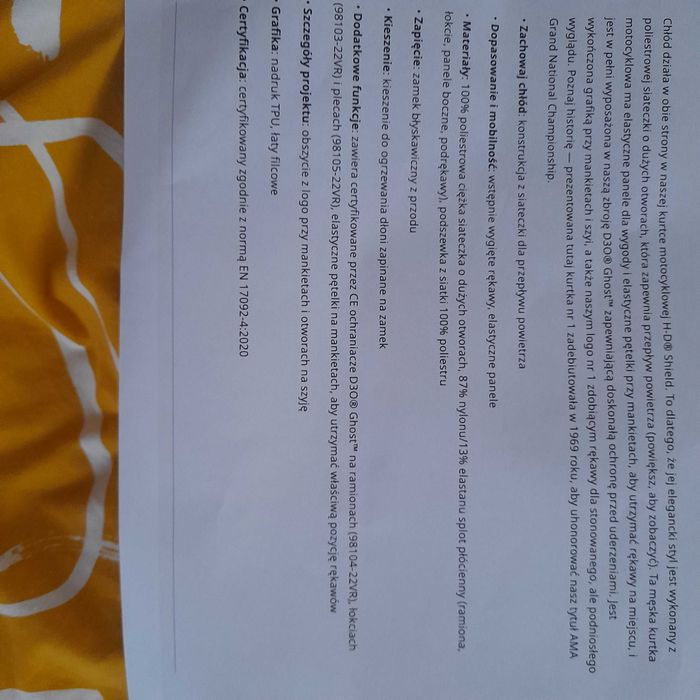 Kurtka damska Harley-Davidson S Women's H-D Shield Riding Jacet.