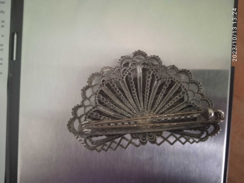 Срібна брошка раритет