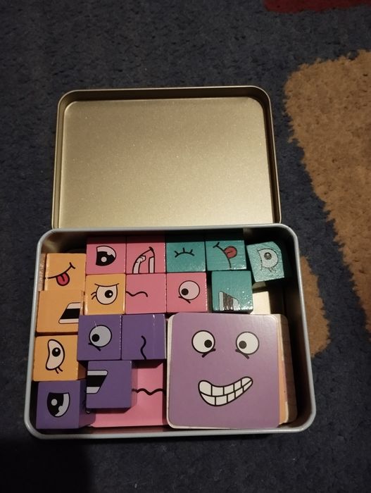 Układanka buźki dla dzieci