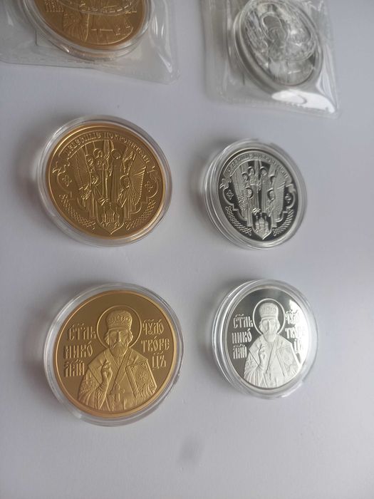 Медаль “Святитель Миколай Чудотворець” золочення Монетний Двір Княжий