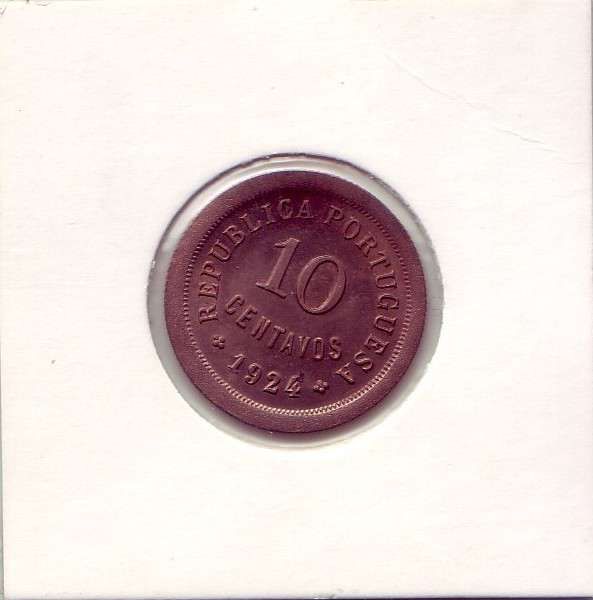 10 Centavos 1924 - República Portuguesa