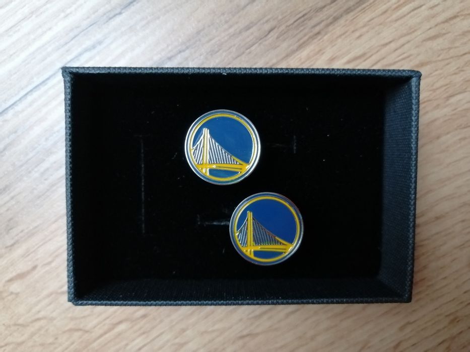 Spinki do mankietów koszuli Golden State Warriors