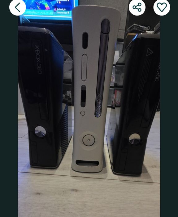 Xbox 360 3 sztuki plus gry ,pady ,kinect