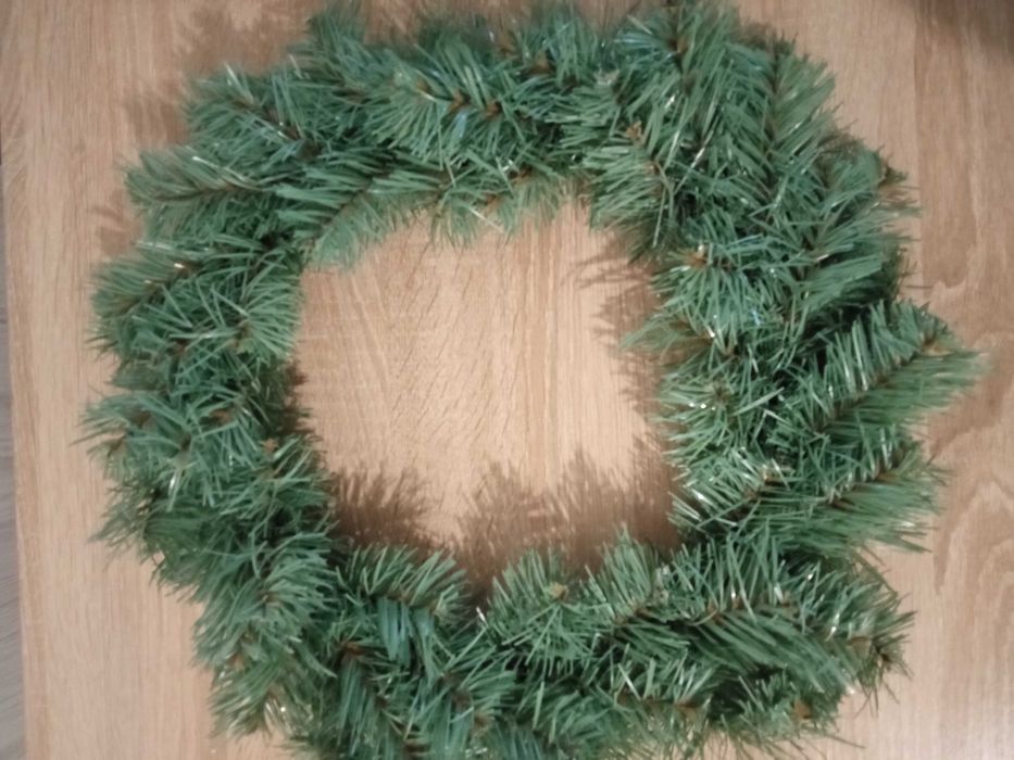 Вінок на двері новорічний 35 см