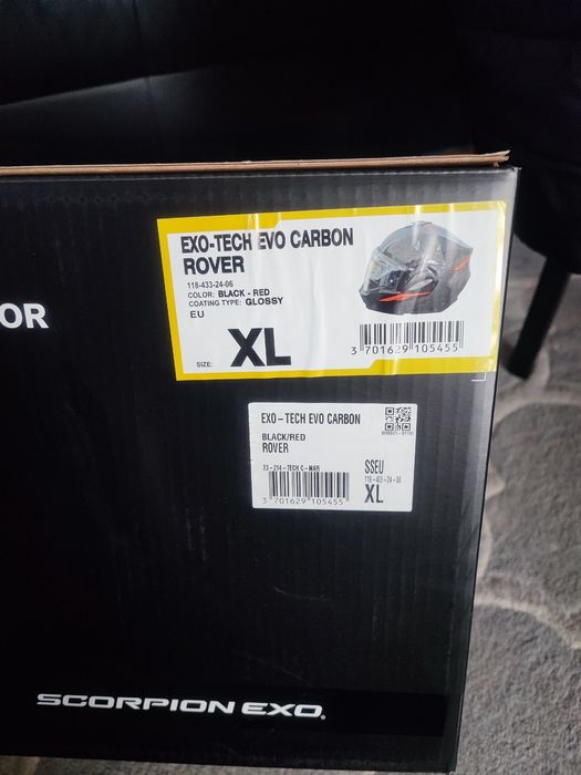 Kask motocyklowy szczękowy SCORPION EXO-TECH EVO CARBON ROVER XL
