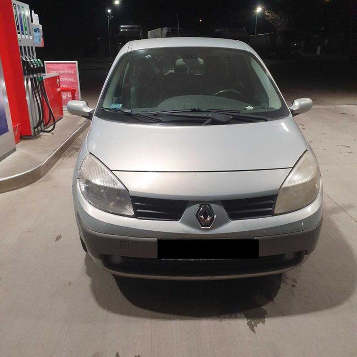 Renault Scenic II Grand 7 miejsc 1.9 dci kolor srebrny 632 na części