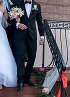 Garnitur ślubny czarny