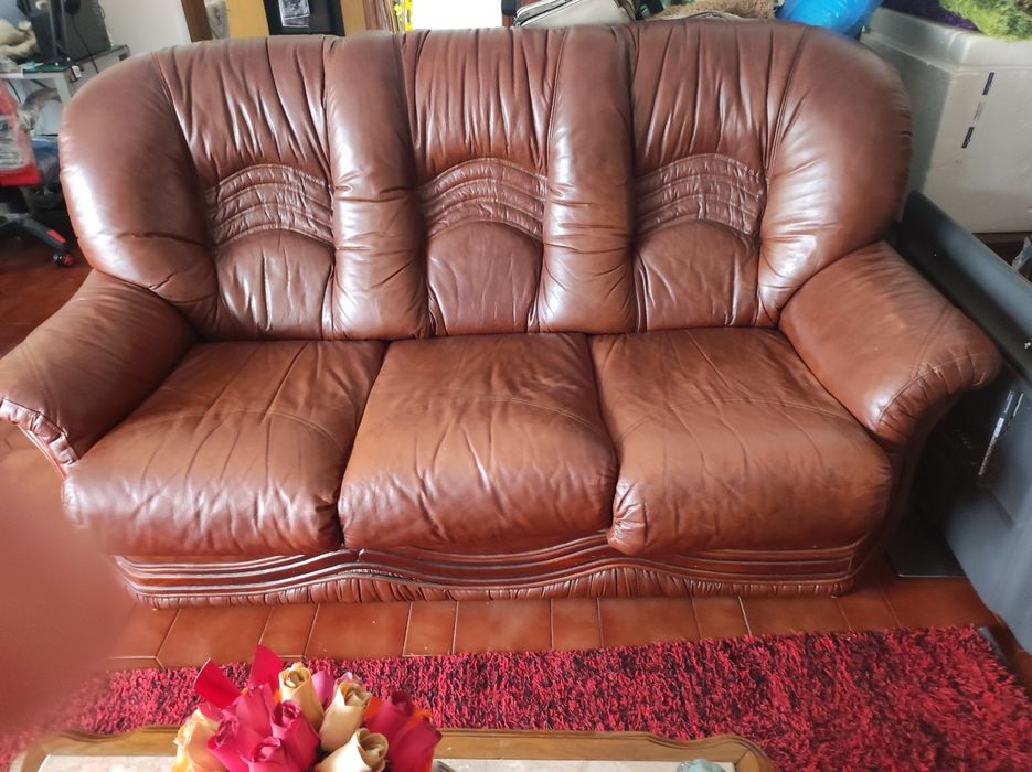 Sofás cama em pele