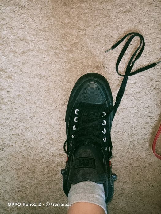 Buty Converse, r. 41, czarne, do kostki