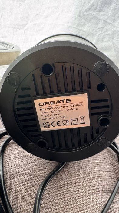Moinho elétrico CREATE MILL PRO 300W | Inox